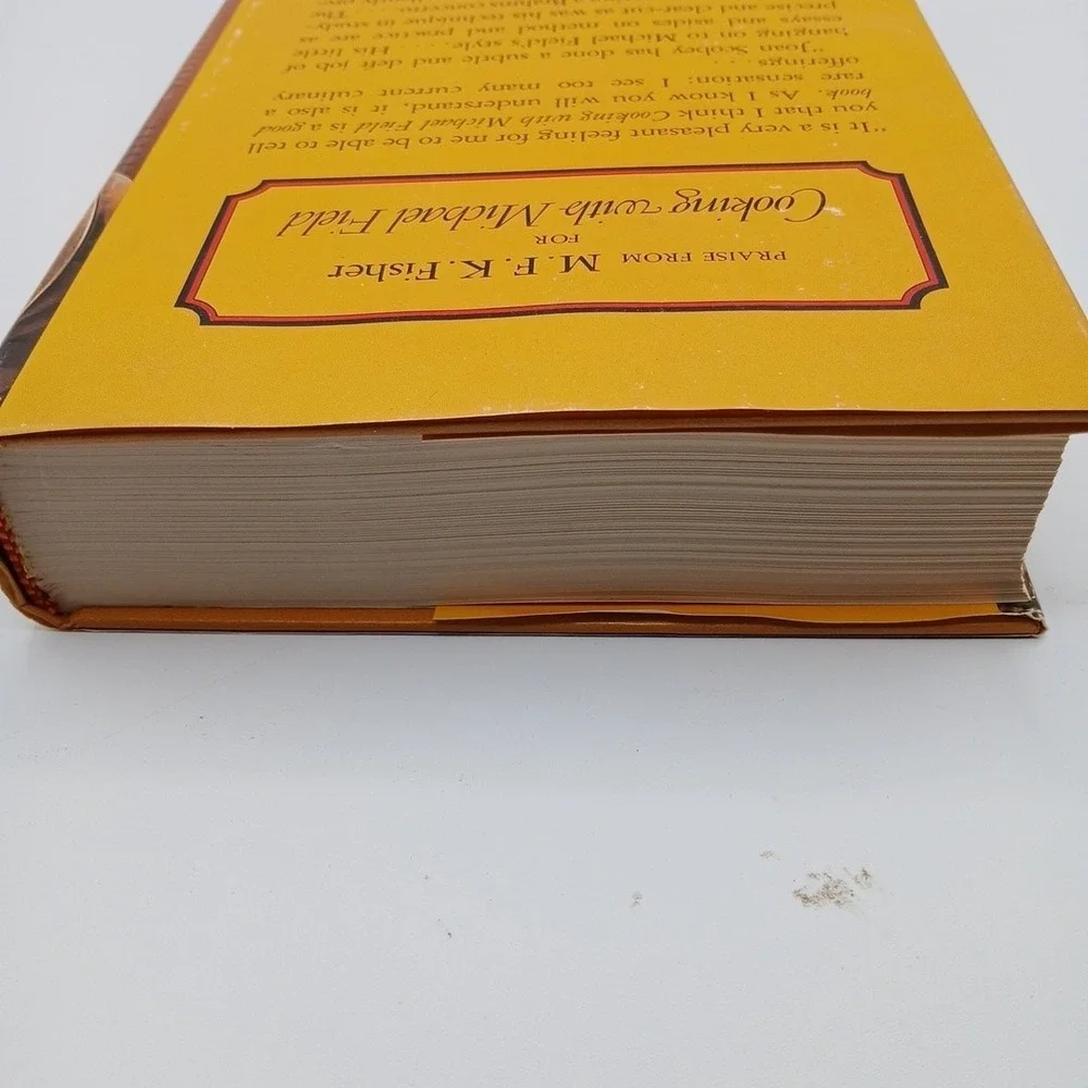 COOKING WITH MICHAEL FIELD Edited Joan Scobey 1978 FIRST EDITION HC DJ NOS New
